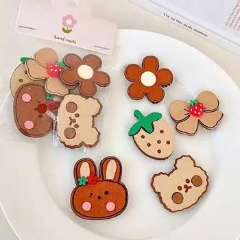 5 шт. Детские милые заколки для волос принцессы пчелы кролики медведи клубника моделирующие головные уборы корейский стиль детские аксессуары