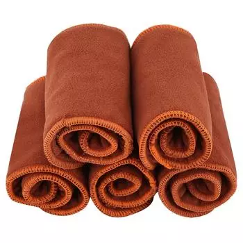 5 шт. детские мягкие подгузники вкладыши многоразовые моющиеся 4 слоя подгузники