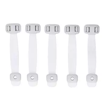 5 шт. Детский ремень безопасности замок многоцелевой прочный адгезионный защелки ящика для шкафа Ref