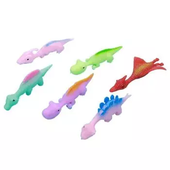 5 шт. Динозавр Запуск Динозавр Пластиковый Летающий Динозавр Пальчиковые Игрушки Сувениры для Вечеринки Large spray paint