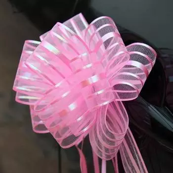 5 шт. DIY Большие Ленты-Банты Свадебные Украшения Для Автомобиля Подарки Deoartion Упаковка Для Дня Рождения Бантик Праздничное Украшение золотой