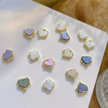 5 шт. DIY украшения для ногтей Dream Fritillary Love Heart Four Leaf Clover сверла для ногтей поделки для маникюра аксессуары для дизайна