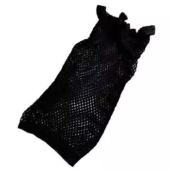 5 шт. Длинная эластичная подкладка для парика, сетка для волос, шапочка, аксессуар для накладных волос чёрный