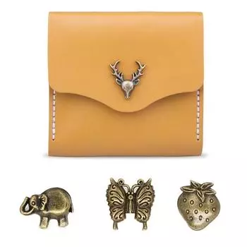 5 шт. для кожаной сумки, застежка-застежка, заклепки, металлические кнопки, пряжка 4 в 1, пальто, джинсы R