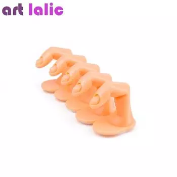 5 шт. для практики дизайна ногтей, тренировочный инструмент для накладных пальцев, принадлежности для маникюра