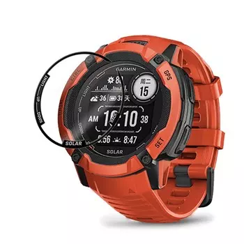 5 шт. для умных часов Garmin Instinct 2X Ультрапрозрачное полное покрытие с 3D изогнутым покрытием Мягкая пленка - незакаленное стекло For Garmin Instinct 2X прозрачный