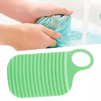 5 шт. доска для стирки изысканная противоскользящая мини полезная рифленая поверхность эргономичная ткань для стирки детской одежды зелёный