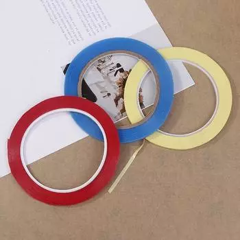 5 шт. драпировочная лента для одежды, манекен, выкройка, швейная доска, разметочная лента, тонкая полосатая графическая лента 3 мм*66 м жёлтый