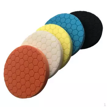5 шт. дюймов/6 губок для полировки автомобиля, набор для полировки дисков с воском 5 inch