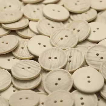 5 шт. Двухпуговичные пуговицы под дерево, пуговицы из смолы, женская одежда, осенне-зимняя одежда, двустороннее нейлоновое пальто, декоративные пуговицы 1 #[30mm LY4007 two-eye wood stripe beige]