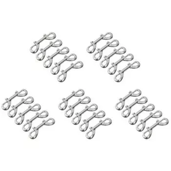 5 шт., двусторонние болты для подводного плавания с карабином, зажимы из нержавеющей стали для поводка для собак