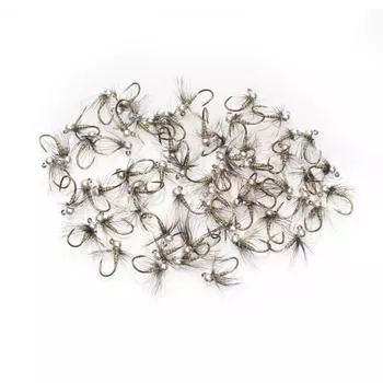 5 шт., джиг-нимфа, вольфрамовая бусина, гризли, джиг-крючок, быстро тонущие рыболовные мушки, приманки для ловли форели, приманки #14 #16