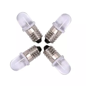 5 шт. E10 светодиодные лампы постоянного тока 3 В 4,5 В приборная лампа индикаторная лампа фонарик лампа DC4.5V