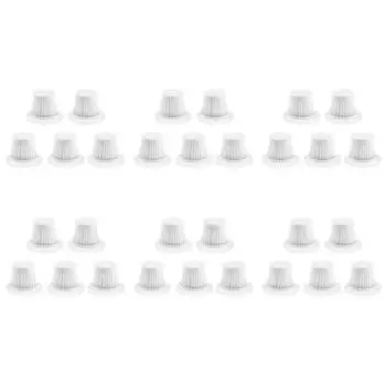 5 шт. Фильтр для автомобильного пылесоса, многоразовые портативные аксессуары для автомобильного пылесоса