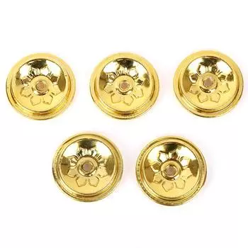 5 шт., фитиль для сиденья, аксессуары для фитиля, держатель фитиля для масляной лампы своими руками, поплавок для фитиля 4*0.5cm золотой