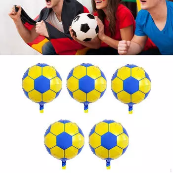 5 шт. фольгированные шары модные практичные украшения для вечеринки на свадьбу, день рождения Baseball_Yellow