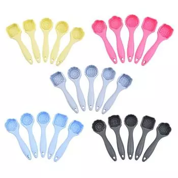 5 шт. формочек для печенья Mooncake, формочки для пирогов, тыквенных формочек, штампов для зеленой фасоли, принадлежности для выпечки, кухонные принадлежности для самостоятельной выпечки синий