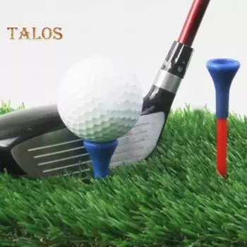 5 шт. футболок для гольфа, небьющиеся пластиковые футболки для гольфа оптом с широким мягким резиновым колпачком, уменьшающим трение, боковое вращение, аксессуары для гольфа для мужчин S