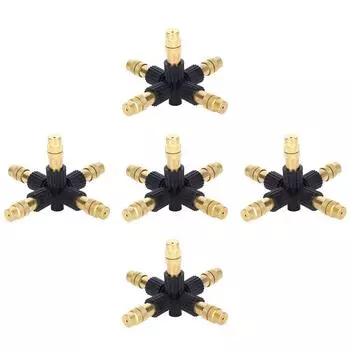 5 шт. G1/2 DN15 медный регулируемый распылитель для полива сада
