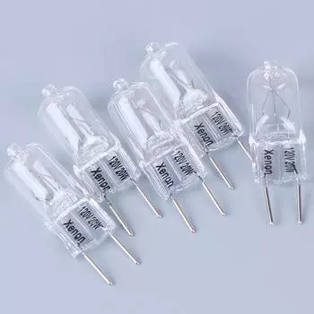 5 шт. G8 120 В 20 Вт галогенная лампа освещения Вольт G8 контактная галогенная лампа