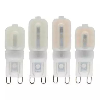 5 шт. G9 светодио дный 2 Вт 3 Вт лампочка переменного тока 220 В 230 В лампа SMD2835 для прожектора, люстры, замена 20 Вт 30 Вт галогенная лампа теплый/холодный белый 2W 220V белый