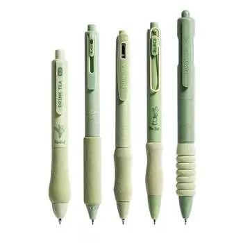 5 шт. гелевые ручки, выдвижные быстросохнущие чернильные ручки, 0,5 мм, тонкие черные чернила, удобная ручка, гладкое письмо, ручки для ведения дневника, школьные канцелярские принадлежности фиолетовый