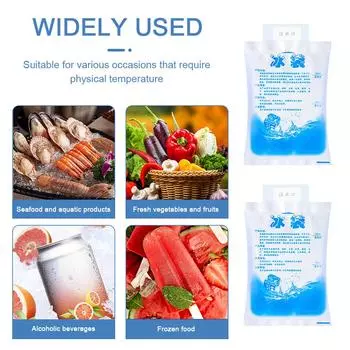 5 шт. гелевых пакетов со льдом, многоразовые холодные компрессы для травм, облегчения боли, безопасные экологически чистые горячие и холодные гелевые пакеты для льда