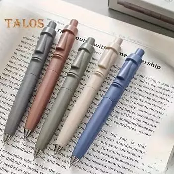 5 шт. гелевых ручек Moai Style Smooth Roller Ink Letter Pens 0,5 мм Тонкий кончик Эргономичный дизайн Удобная ручка Ручки для подписи 5pcs