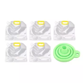 5 шт. герметичный мешок для хранения зерна многоразовый прозрачный мешок для хранения зерна для риса крупы муки орехов 1.5kg