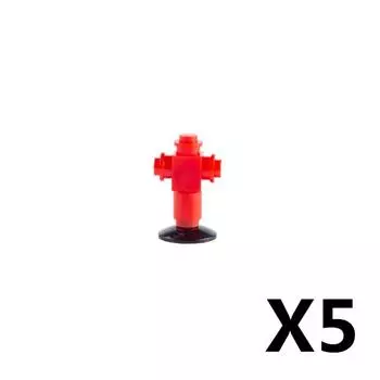 5 шт. Городской светофор Строительный блок MOC DIY Игрушка Сборка Уличный фонарь Мебель Сиденье Диван Кровать Телефон Книжный шкаф Аквариум K20