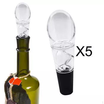 5 шт., графин с носиком, аэратор для вина, аэратор, наливная насадка, подарки для влюбленных