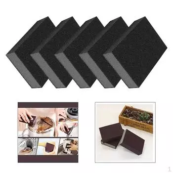 5 шт. губка кухонный наждачный очиститель скраб для чистки кастрюли губки подушечки