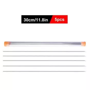 5 шт. игла для ловли дождевых червей, игла для наживки червей, простая в использовании игла для ловли червей, полая игла для ловли дождевых червей, рыболовные снасти 20cm