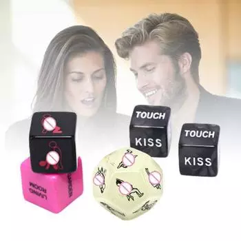 5 шт. игральные кости 5-в-1 6-сторонние акриловые английские 12 секс-поз игральные кости любовь игра-игрушка для развлечений 5-In-1