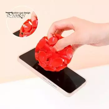 5 шт. игрушка-мяч на присоске интерактивные мячи-палки с мини-присосками детская игра-метание мяча для игр в помещении и на улице Without Light красный