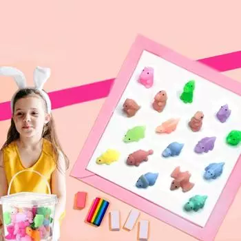 5 шт. Игрушки-игрушки в виде животных, мини-снятие скуки, безопасные экологически чистые игрушки-сжатия, сувениры для вечеринок