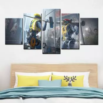 5 шт. игры художественный принт Apex Legends игровой постер настенная живопись на холсте HD печатная комната для мальчика домашний декор 20x35 20x45 20x55cm