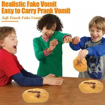 5 шт. имитация поддельных рвотных блоков, игрушка, розыгрыш, кляп, подарок, новинка, рвота, офисная шутка, смешные игрушки для рвоты на вечеринку в честь Хэллоуина, розыгрыши на День дурака