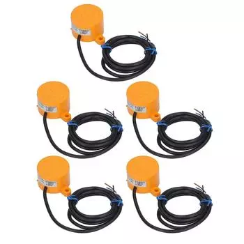 5 шт. Индуктивный бесконтактный переключатель PNP не встроенный IP65 300 мА датчик приближения для промышленности 636 В постоянного тока