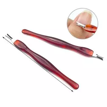 5 шт., инструменты для ногтей, вилка для омертвевшей кожи, нож из нержавеющей стали, нож для омертвевшей кожи, лопатка для отшелушивания омертвевшей кожи, инструмент для отшелушивания вино красного