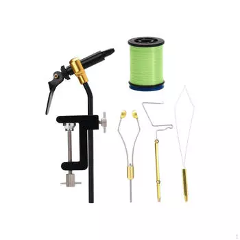 5 шт., инструменты для завязывания мушек, держатель нити для шпульки, рыболовный крючок, финишер для узлов премиум-класса