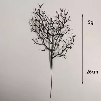 5 шт. искусственная пластиковая ветка дерева в форме рогов для свадьбы, Рождества и декора 5pcs