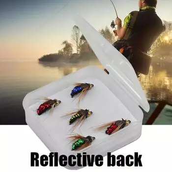 5 шт. искусственная рыболовная приманка, имитация крючка для карпа, окуня, насекомых, бионическая приманка с колючим крючком 5pcs