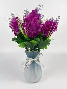 5 шт. искусственные цветы гиацинт глициния искусственные букеты шелковые цветы устойчивые к ультрафиолетовому излучению для дома сад забор ресторан отель вечеринка свадьба украшение фиолетовый