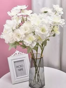 5 шт. искусственные цветы пиона, шелковый букет, искусственные растения для дома, украшения свадебной вечеринки, искусственные цветы пиона оранжевый