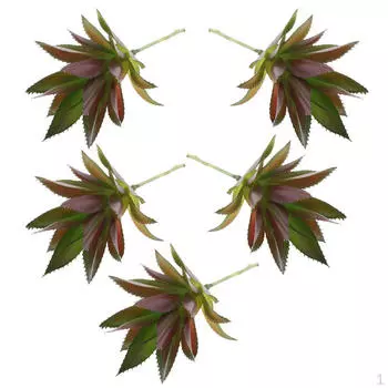 5 шт. искусственные цветы сочные растения трава агавы