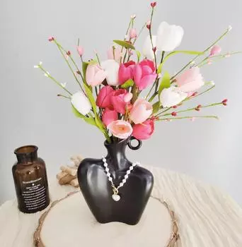 5 шт. искусственных букетов ко Дню святого Валентина MEIHON Home Life тюльпаны сердечки украшения стола подарки для вечеринок