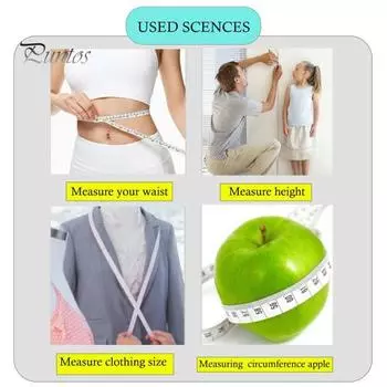 5 шт. измерительная лента гибкая линейка для измерения тела двойная швейная линейка для пошива одежды для похудения