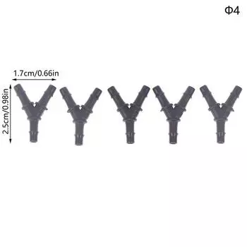 5 шт. Экосольвентный Y-образный соединитель чернильной трубки для широкоформатного Y УФ-чернильного шланга Аксессуары для машины PO