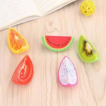 5 шт. канцелярские товары фруктовая пластиковая точилка для карандашей